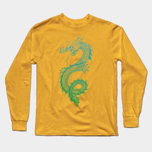 Awesome Asian Dragon TShirt Long Sleeve T-Shirt